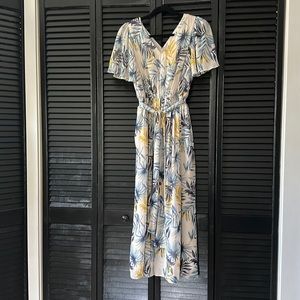 Multi Colored Palm Dress